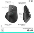 Logitech MX Master 4 Wireless Mouse - Black - 3