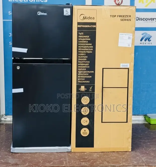 Midea Refrigerator 128L Model T187F - Jazz Black - 1