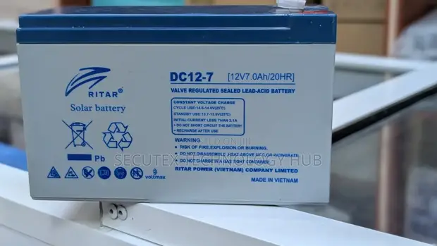 Betri ya Ritar 12V 7Ah Sealed Lead-Acid kwa Solar - 1