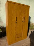 Wood-Mode 3-Door Wardrobe - 1