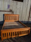 Mninga Wood Bed Frame - King Size - 1