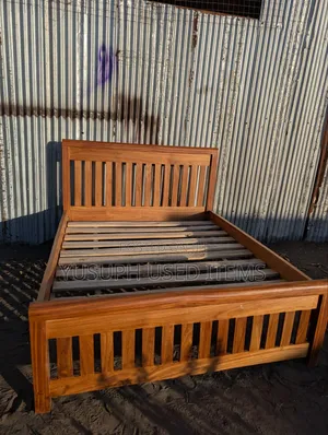 Mninga Wood Bed Frame - King Size