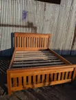 Mninga Wood Bed Frame - King Size - 2