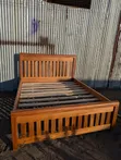 Mninga Wood Bed Frame - King Size - 3
