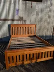 Mninga Wood Bed Frame - King Size - 4