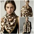 Luxury Print Satin Wrap Shawl Collection - 1