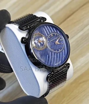 Poedagar Dual Time Watch Black