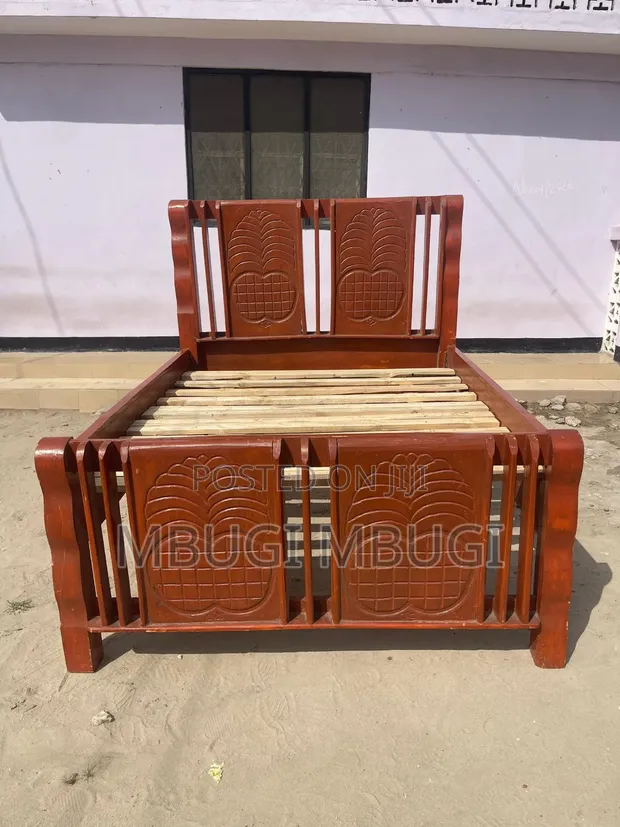 Wood-Mode Modern Bed Frame 5x6 - 1