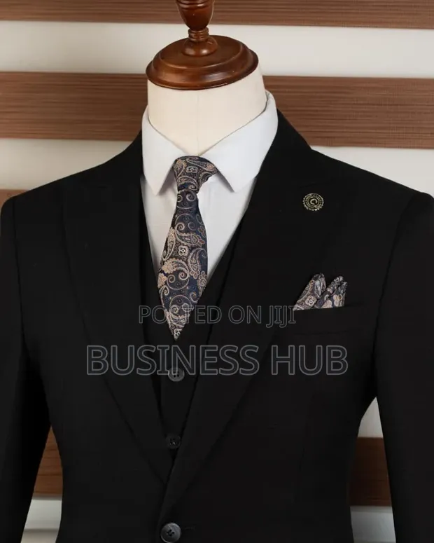 New Black Nd Pin Suit - 1