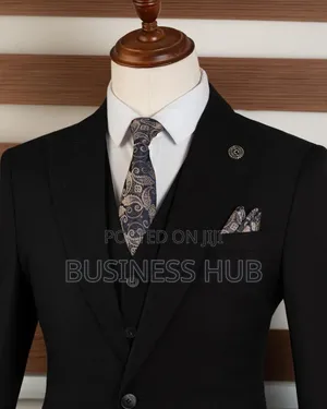 New Black Nd Pin Suit