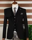 New Black Nd Pin Suit - 2