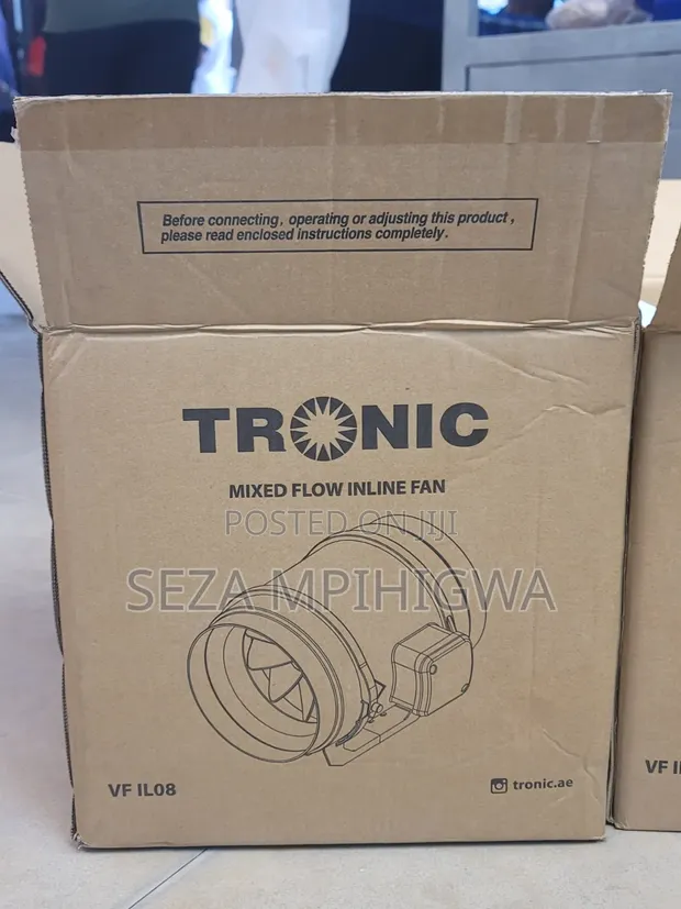Tronic In-Line Duct Exhaust Fan 8-Inch (VF IL08) - 1