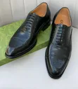 Brand New Black Tie Moccasins - Quality Leather - 5