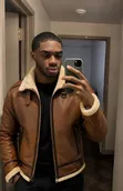 Men's Premium Shearling Leather Jacket - 3