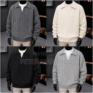 Premium Men's Polo & Quarter-Zip Sweaters