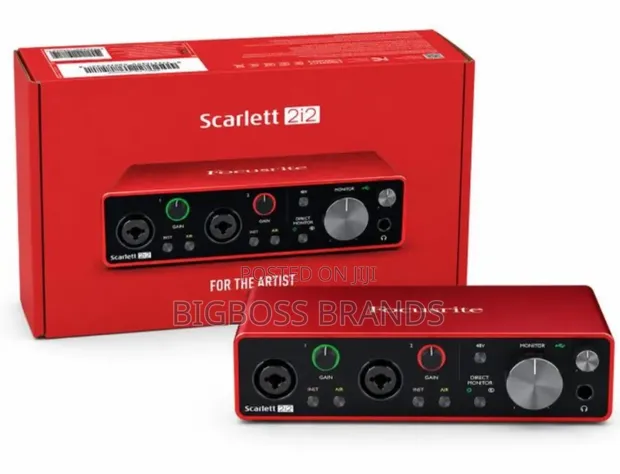 Focusrite Scarlett 2i2 (3rd Gen) USB Audio Interface - 1
