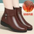 Buti Za Kike Za Ngozi Zenye Fleece - 4