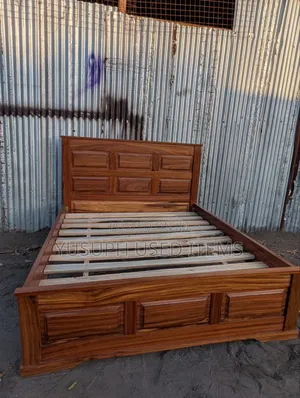 King Size Mninga Wood Bed Frame