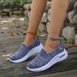 Ladies Retro Fashion Sneakers - Slip-on Velcro - 2