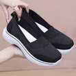 Ladies Retro Fashion Sneakers - Slip-on Velcro - 3