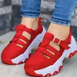 Ladies Chunky Open-Side Fashion Sneakers - 1
