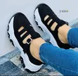 Ladies Chunky Open-Side Fashion Sneakers - 2