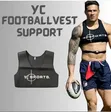 YC Sports Football Support Vest (Compression) - 4