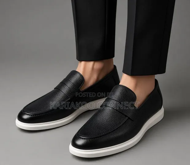 Boss Black Leather Shoes - 1