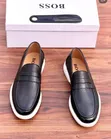 Boss Black Leather Shoes - 3