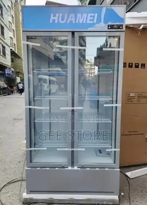 Huamei 630L Double Door Showcase Display Fridge