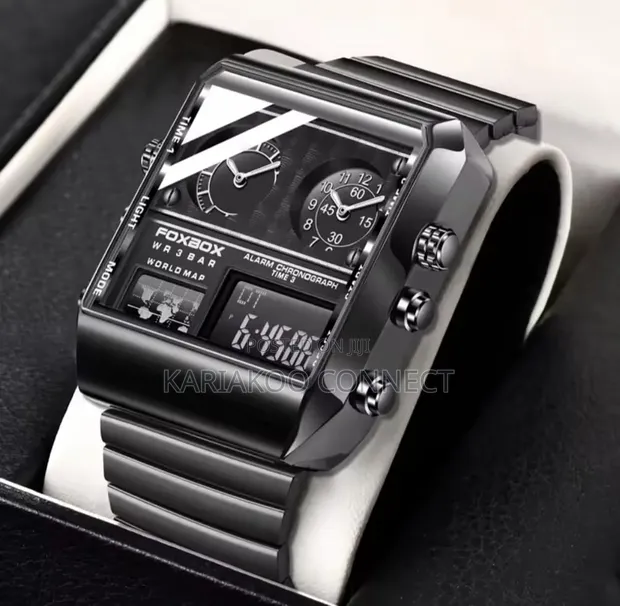 FOX BOX Modern Royalty Watch - Analog/Digital, Waterproof - 1