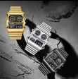 FOX BOX Modern Royalty Watch - Analog/Digital, Waterproof - 3