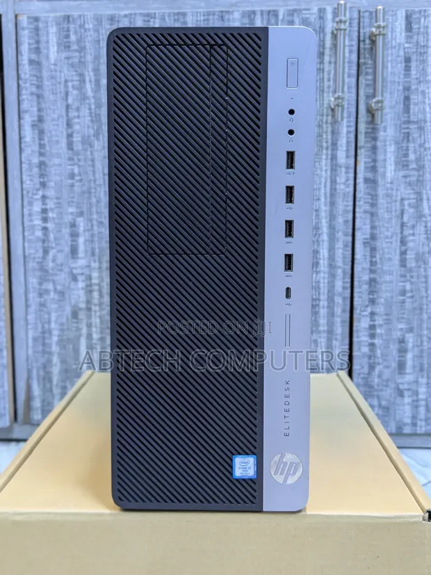 HP EliteDesk 800 G3 Desktop Computer - Intel Core i5, 8GB RAM, 500GB HDD - 1