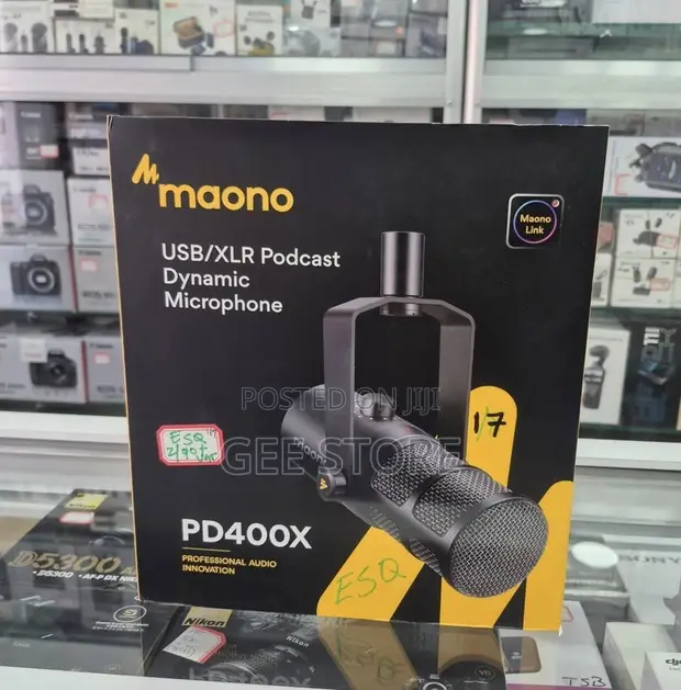 Maono PD400X Dual-Mode USB/XLR Podcast Dynamic Microphone - 1