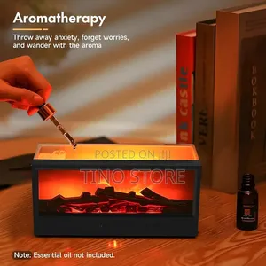 Flame Diffuser with LED Lighting
