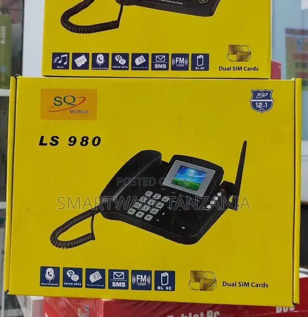 SQ Mobile LS 980 Dual SIM Corded Phone yenye Redio ya FM - 1