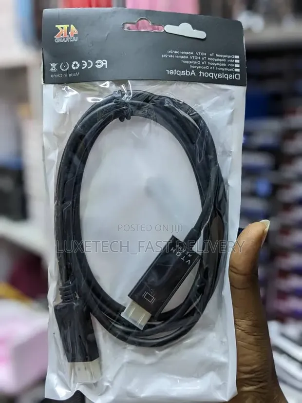 DisplayPort to HDMI Cable - 4K Ultra HD - 1