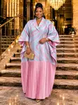 Swirl-Print Kaftan Gown - 3