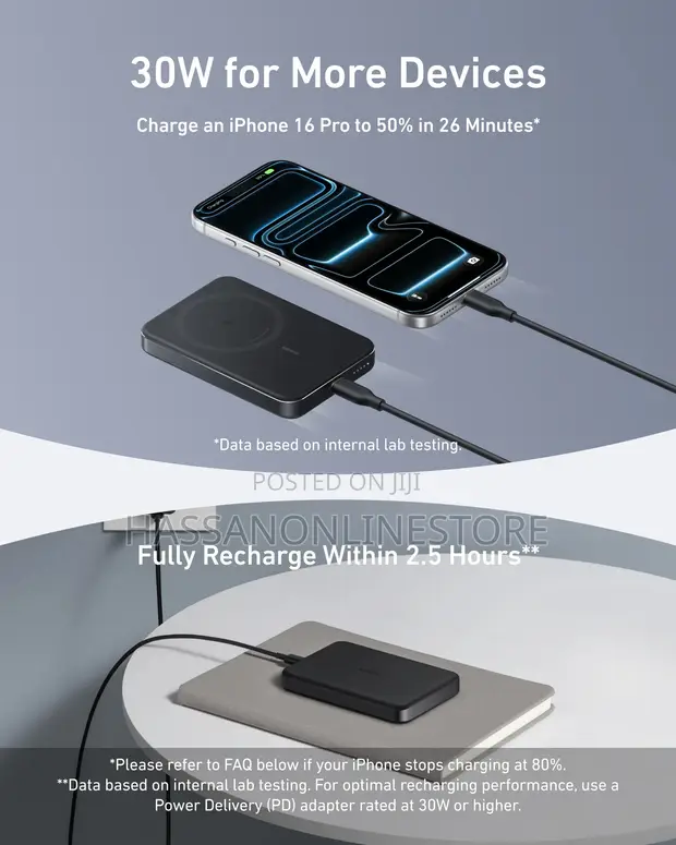Anker MagGo Power Bank (10K, Slim) - A1664H11 - 1