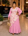 Maua Maxi Dress yenye Mkato Usio Sawa - 3