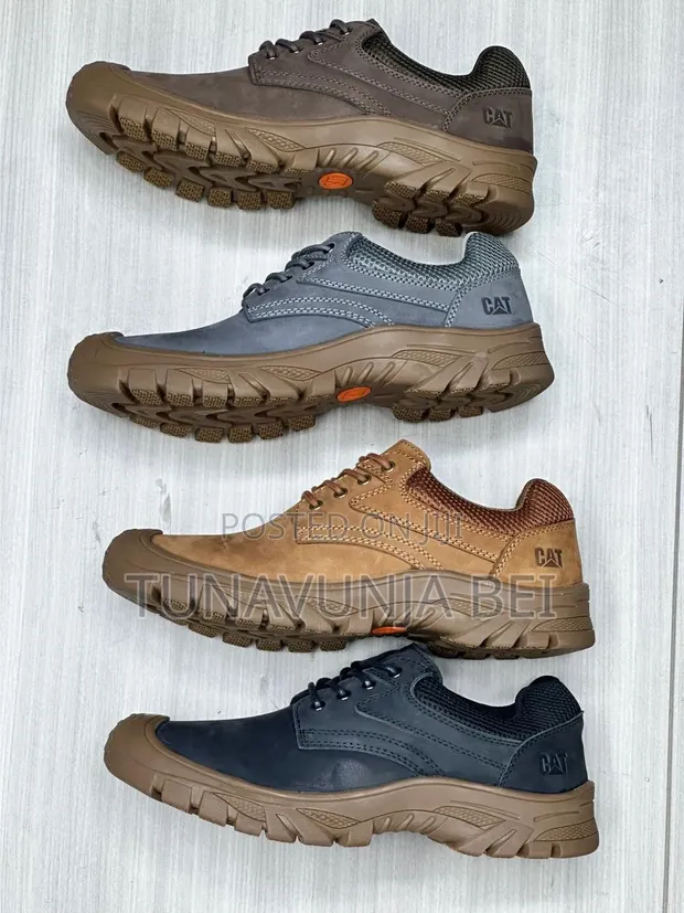 Quality Caterpillar Leather Shoes - 1