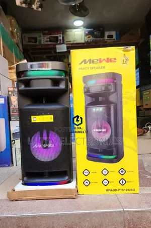 MEWE Portable Party Speaker PTS 1202SG with Mic