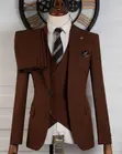 Marco Lorenzo Men's Suit - Brown - 1