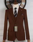 Marco Lorenzo Men's Suit - Brown - 2