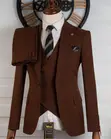 Marco Lorenzo Men's Suit - Brown - 3