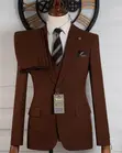 Marco Lorenzo Men's Suit - Brown - 5