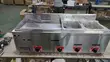 Commercial 2-in-1 Gas Griddle & Double Fryer - 2