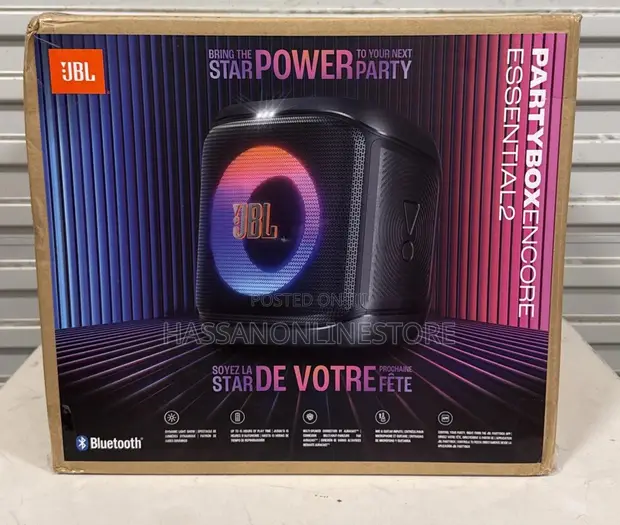 JBL PartyBox Encore Essential 2 100W Party Speaker with Mics - 1