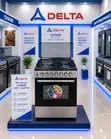 Jiko la Delta 60x60 la Gesi na Umeme lenye Oven - 1