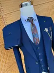 Marco Lorenzo Blue Suit - Brand New - 1